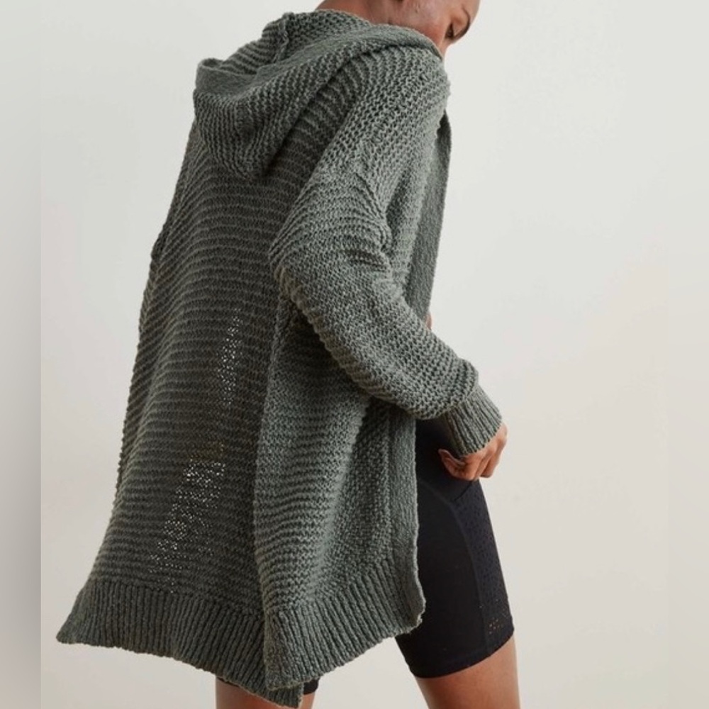 Aerie Charcoal Knit Women's Cardigan